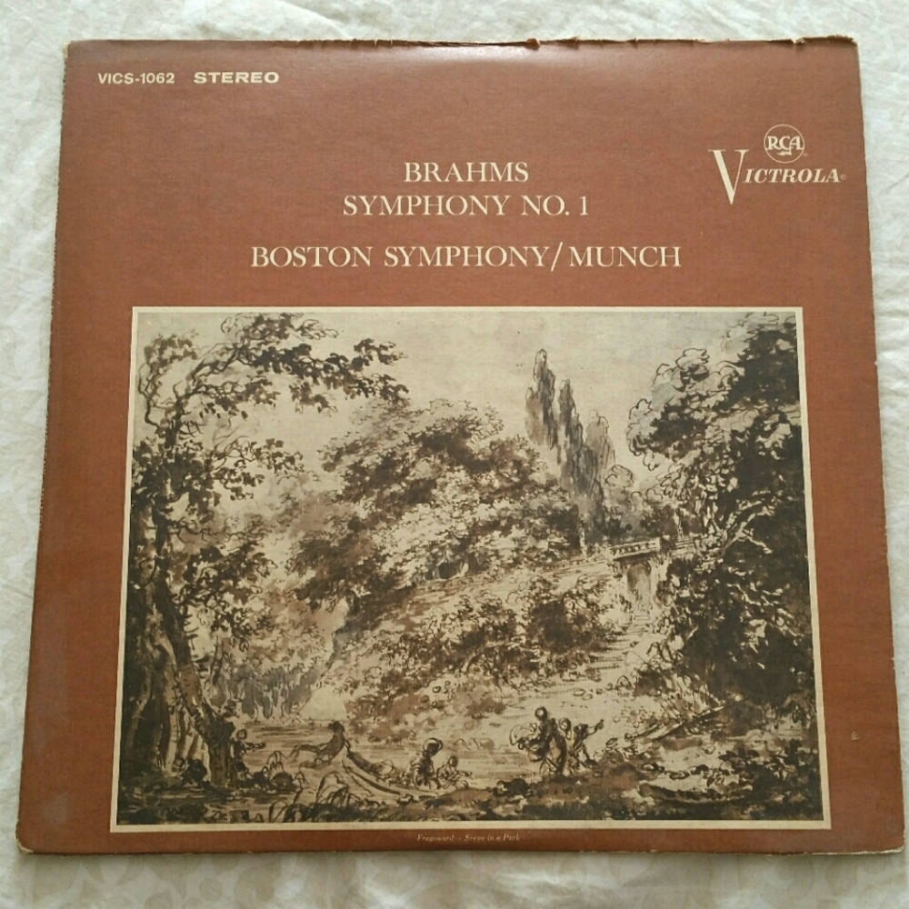 Brahms Symphony No. 1 Boston Symphony/Munch Album